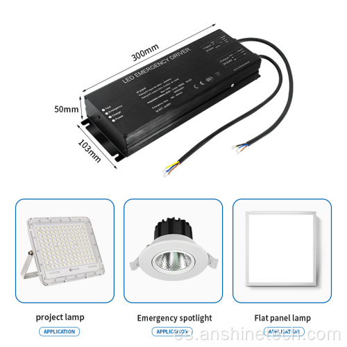 Conductor de emergencia de luz de bahía alta OVNI